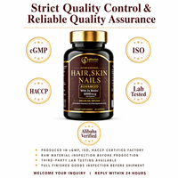 Capsules de compléments alimentaires pour adultes, soins capillaires, soins de la peau, soins des ongles, marque privée OEM/ODM, contenant le double de biotine 5000 mcg