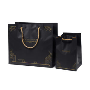 Benutzer definiertes Logo Gedruckte Luxus-Einkaufs papiertüte Recycelbar und umwelt freundlich für Infusion und Kondome Eigenmarken beschichtetes Papier - Product Image 3