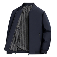ODM approvisionnement hommes vestes décontractées tissu matelassé coupe-vent fermeture à glissière lumière à la mode automne saison veste Baseball veste