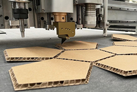 Machine de découpe de carton à couteau oscillant pour emballage, fourniture directe usine, pour carton ondulé alvéolé gris
