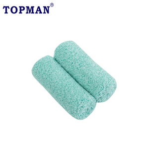 Topman 2 gói 4 inch x 3/8 inch Nap cao cấp Microfiber độ bền cao Jumbo Mini Con Vẹt con lăn thay thế bề mặt nhẵn - Product Image 2
