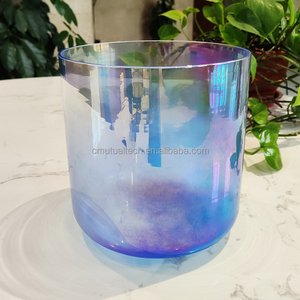 ขันคริสตัลควอตซ์ใสสีฟ้าสำหรับบำบัดด้วยเสียง - Product Image 2