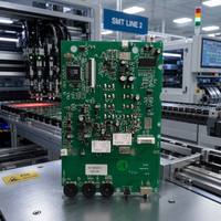 Pengontrol Dimmer LED 0-10v Shenzhen dengan Remote, Driver Matahari Terbit & Terbenam 220v, Aluminium 2-Layer SMT PCB PCBA Board, Masker Solder Hijau