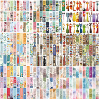 Colección de 100 Marcapáginas Creativos, Culturales y de Lujo Hechos a Mano, 30 Piezas por Set, Artículo de Comercio Electrónico Transfronterizo de Gran Venta
