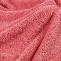 Tissu doux et abordable pour sweat à capuche, couverture brossée, flanelle, fourrure artificielle, tissu polaire pelucheux pour manteau et veste, tissu polaire brossé Sherpa