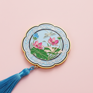 Nhà Sản Xuất Tùy Chỉnh Khắc In Nhỏ Gọn Gương Sang Trọng Mini Trang Điểm Tay Gương Cứng Mềm Men Pocket Gương - Product Image 4