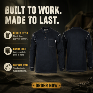 Camicia da Lavoro Ignifuga in Cotone <span class=keywords><strong>Scanza</strong></span> Enterprises SE-FS-006, Protezione di Livello D, Resistenza al Calore 100-150°C - Product Image 2