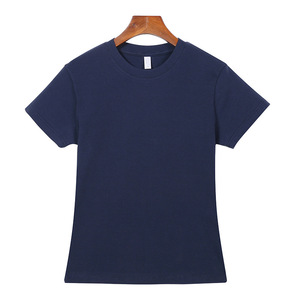 เสื้อยืดผ้าคอตตอนผสมสแปนเด็กซ์พิมพ์ลายปักโลโก้แบบกำหนดเอง หนา 300gsm สำหรับผู้หญิง - Product Image 5
