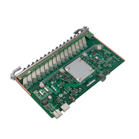 Tarjeta de Servicio de Fibra Óptica H-W GPLF C+C++ de 16 Puertos RJ45 SFP para Redes MA5800 OLT FTTH/FTTB/FTTX, DC 12V/AC 220V, 1 Año de Garantía