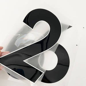 Custom Heat Transfer <b>Vinyl</b> Design ticker Iron on Garment Graphic for T Shirt Clothing - Product Image 3