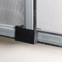 Moustiquaire réglable et facile à installer, moustiquaire de fenêtre, fenêtre coulissante en fibre de verre résistante au feu et Durable