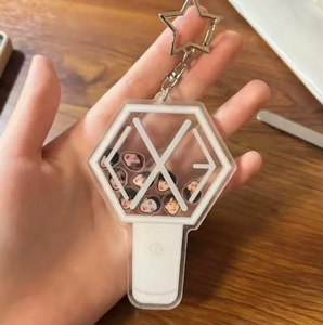Nueva Colección de Llaveros con Forma de Lightstick de Kpop, Lindos Colgantes Acrílicos, Llavero con Diseño de Personajes de Dibujos Animados - Product Image 4
