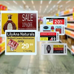 Étiquettes de prix numériques ESL pour la vente au détail intelligente, écran E Ink, étiquette électronique d'étagère pour système de magasin intelligent, accès facile, système EAS - Product Image 1