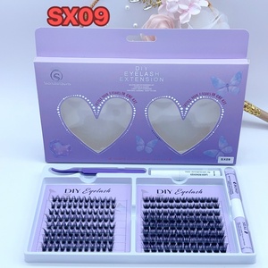 ขน<span class=keywords><strong>ต</strong></span>าปลอมแบบ<span class=keywords><strong>ต</strong></span>่อเองสำเร็จรูป วัสดุสังเคราะห์ ทำมือ แบ่งเป็นช่อ สำหรับ<span class=keywords><strong>ต</strong></span>่อขน<span class=keywords><strong>ต</strong></span>า DIY ขายส่ง ชุดขนตาแบบพัด สีดำธรรมชา<span class=keywords><strong>ต</strong></span>ิ 6 แถว ปลายแหลม - Product Image 6