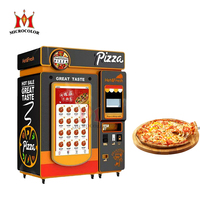 Distributeur de pizzas extérieur libre-service entièrement automatique Distributeur automatique de pizzas à écran tactile intelligent de 55 pouces