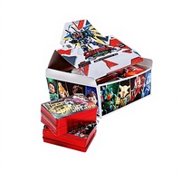 Carte de jeu Quantum Battle Car style laser, impression lenticulaire 3D, thème anime, objet de collection, impression UV, boîte en papier pour diffusion en direct
