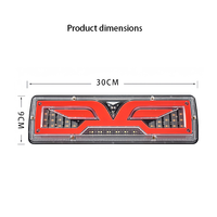 Feu arrière de remorque à LED clignotant, feu stop, clignotant, marche arrière, feu de circulation, lampe automobile, étanche IP67, tricycle agricole