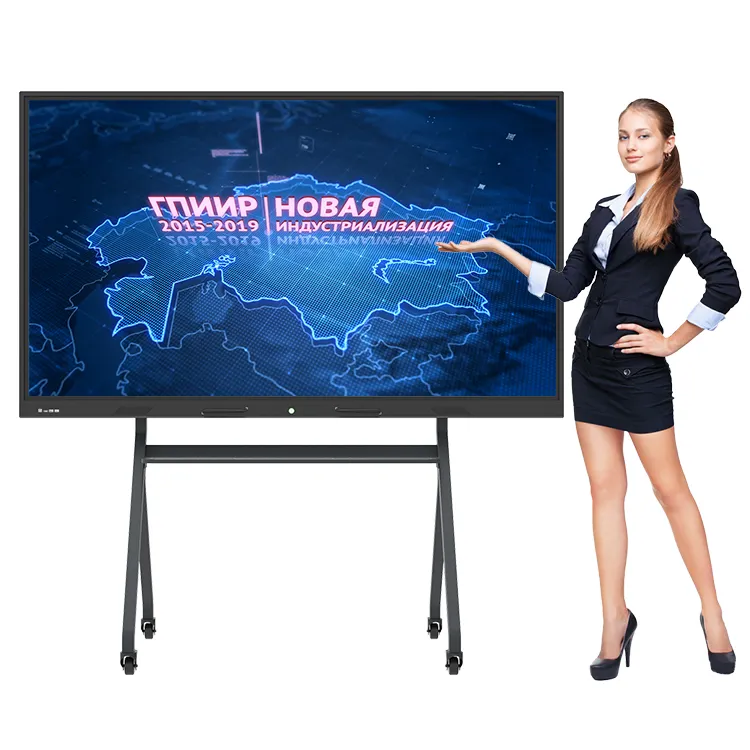 IWB Bảng Thông Minh Màn Hình Cảm Ứng 4K Bảng Tương Tác 65 "75" 86 "98"