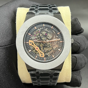 Men's Top Luxury Sports Waterproof Skeleton <b>Chronograph</b> <b>Automatic</b> Mechanical Watch Stainless Steel - Product Image 4