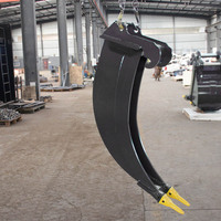 Godet de terrassement banane XZFE pour mini-excavatrices, largeur personnalisable