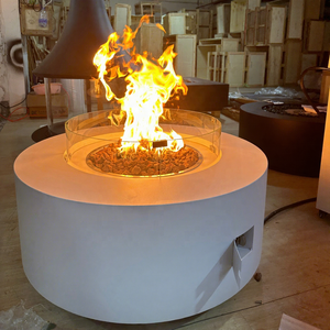 Mesa de centro personalizada de crucero, calentador de propano para exteriores, jardín, chimenea de <span class=keywords><strong>Gas</strong></span> Natural, pozo de fuego - Product Image 1