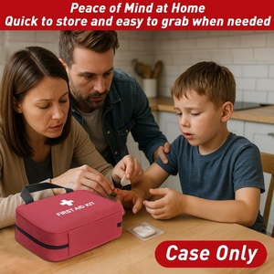 Kit di Pronto Soccorso per Auto, Mini Borsa Compatta in Oxford per Emergenze, Manuale per Avventure all'Aperto, Campeggio, Escursionismo, Viaggi - Product Image 3