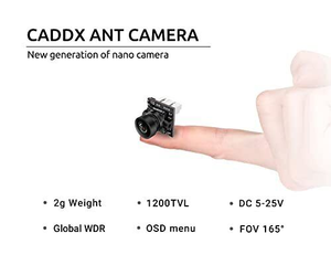 Caméra analogique Caddx 1.8mm 1200TVL avec OSD 2g pour pièces de drone - Product Image 6