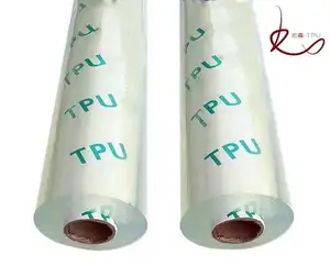 Matériau de bagage en polyuréthane transparent de qualité médicale très élastique résistant à la température et au vieillissement Film TPU anti-UV à flamme