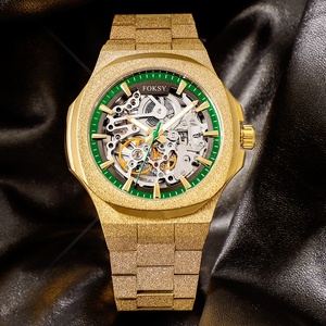 <span class=keywords><strong>Montre</strong></span> Mécanique Automatique de Luxe pour Homme, Mouvement Seagull, Boîtier Givré, Haute Qualité, avec Logo de Marque Personnalisé - Product Image 3