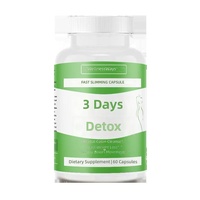 Best-seller transfrontalier : Capsules amincissantes pour adultes, détox rapide de 3 jours, brûle-graisses (60 capsules)