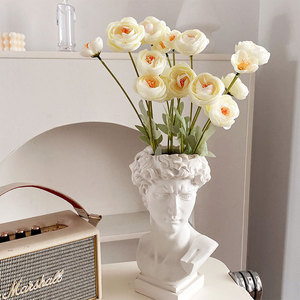 Flores Artificiales de Rosa del Té y Flor de Loto, Flores de Seda de Alta Simulación, Decoraciones para Bodas, Arreglos Florales para Mesa - Product Image 2