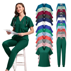 Conjuntos de uniformes médicos de moda para Mujer Uniformes Medicos Mujer Talla Plus Accesorios de enfermera para el trabajo <span class=keywords><strong>Recepcionista</strong></span> de hospital - Product Image 1