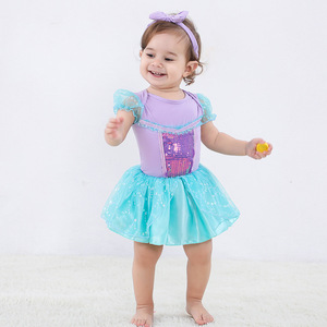 Combinaison Robe de Princesse pour Bébé Fille, <span class=keywords><strong>Costume</strong></span> de Cosplay pour Fille, Tenue pour Fête d'Anniversaire - Product Image 3