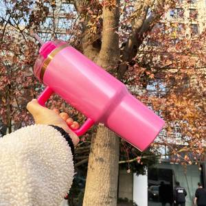 Vaso Térmico de 40oz de Doble Pared para Sublimación, Color Crema Magnolia Cobre, el Mejor Regalo por su Precio - Product Image 4