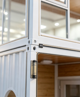 Villa de loisirs modulaire préfabriquée, appartement à deux étages, hôtel, glamping, maison d'hôtes, bureau, café, boutique, respirant, norme européenne