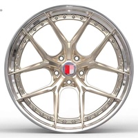Jantes en aluminium forgé sur mesure de 18 à 24 pouces, deux pièces, avec jantes 5x130 et rayons profonds pour Porsche 911 2024