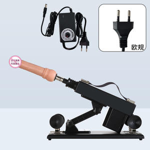 Juguete sexual totalmente automático, máquina de cañón telescópica y enchufable, masturbador de simulación, varilla vibratoria - Product Image 6