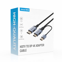 Adaptador de Entrada/Salida Unidireccional Jasoz Active para Cable USB con Alimentación, 4K60Hz, Revestimiento de PVC para Proyectores y HDTVs
