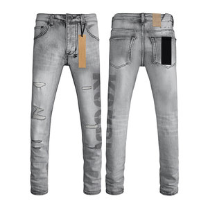 Jeans di Alta Qualità di Marca di Lusso Ksubiy, Pantaloni <span class=keywords><strong>Hip</strong></span> <span class=keywords><strong>Hop</strong></span> Elasticizzati Strappati in Denim, <span class=keywords><strong>Abbigliamento</strong></span> Maschile Ksubis - Product Image 6