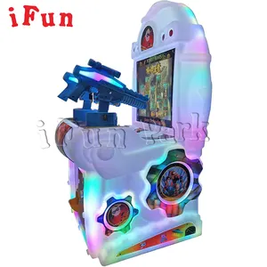 Sıcak satış eğlence elektronik Parkour yarış çekim çocuklar oyun salonu oyun makinesi