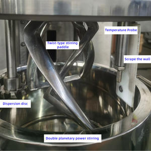 5l Zhidi Vacuüm Dubbele Planetaire Mixer Met Geïntegreerde Pers Voor Soldeerpasta Hars Tandcomposiet - Product Image 4