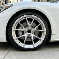 Rines HZH Modificados de Alto Rendimiento, Forjados en Plata Pulida, de 18, 19, 20, 21 y 22 Pulgadas, Compatibles con BMW M3 F80 Stance Sport, Rines de Aleación Personalizados