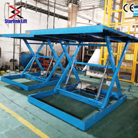 2-ton 3-ton 5-ton Fixed Scissor Cargo Lift / Scissor Warehouse Cargo Lift