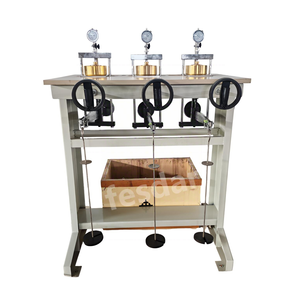 Laboratório geotécnico pressão média triplo Consolidometer aparelho para testes mecânicos do solo - Product Image 2