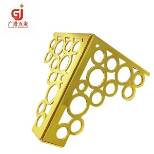 Chuyên Nghiệp Hiện Đại Vàng Kim Loại Sắt Đồ Nội Thất Chân Hoa Mô Hình Thiết Kế Cho Ăn Uống Và Nhà Bếp Khắc Ghế Chân - Product Image 1