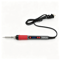 Fer à souder numérique TOPLIA EH011002 60W à température réglable avec affichage LCD, chauffage interne en céramique 220V, pour réparation de circuits imprimés
