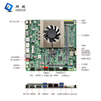 Placa Base Industrial Integrada YENTEK Mini ITX Intel I5-1235U 2 RJ45 LAN 6 RS232 COM DDR4 SATA Pantalla Integrada DP/LVDS/EDP