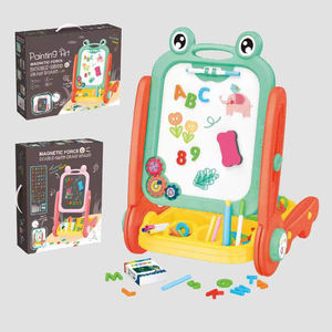 Nuovo Cavalletto da Disegno a Forma di Rana per Bambini, Lavagna Magnetica Bifacciale Educativa per Disegno e Pittura - Product Image 3