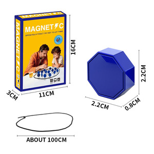 Magnetic <strong>Chess</strong> Pieces Game with Adjustable Cords Montessori <strong>Auto</strong> Aligning Pieces Strategy Board for Kid Adults Two Player Battle - Product Image 6
