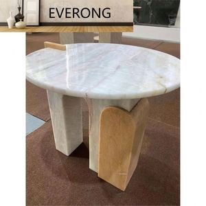 أثاث حديث متين من EV لغرفة المعيشة أثاث قهوة حجري قابل للتركيب - Product Image 1